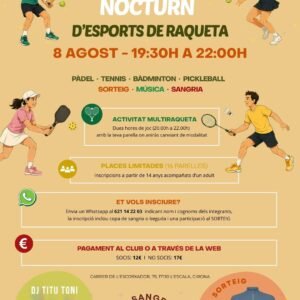 Nocturn de tennis i pàdel